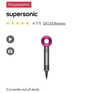 Dyson Supersonic Hair Dryer - Pink and Silver